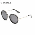 SVD pc frame polarized tac women fashion round sunglasses